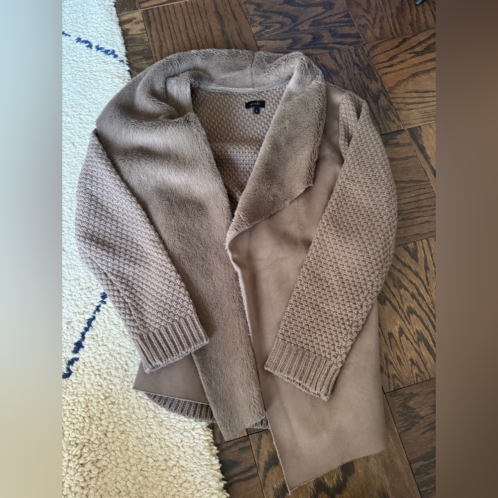 Cozy Tan Cardigan Sweater
